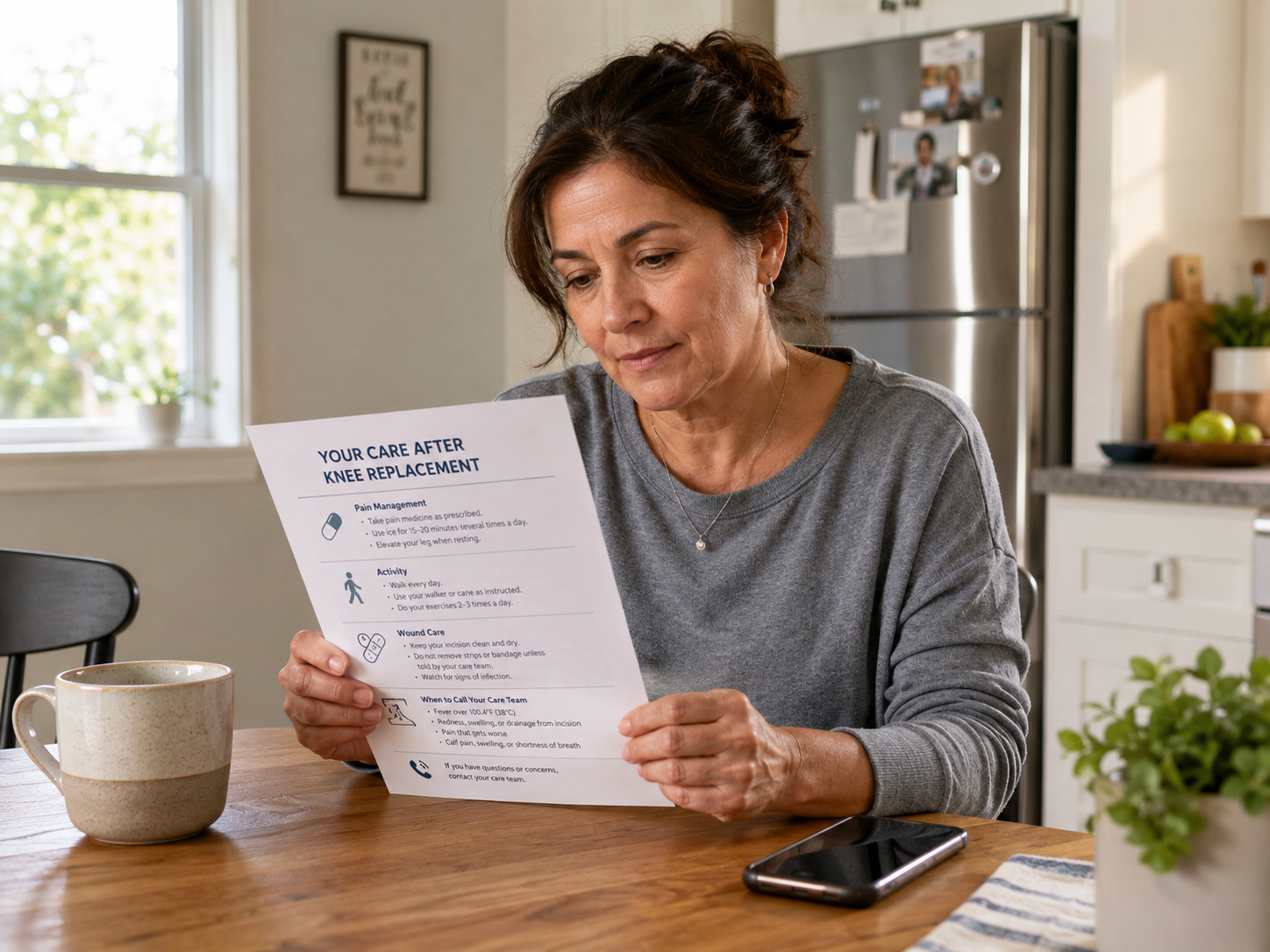 patient handout vs verbal instructions written care sheet reviewed at home
